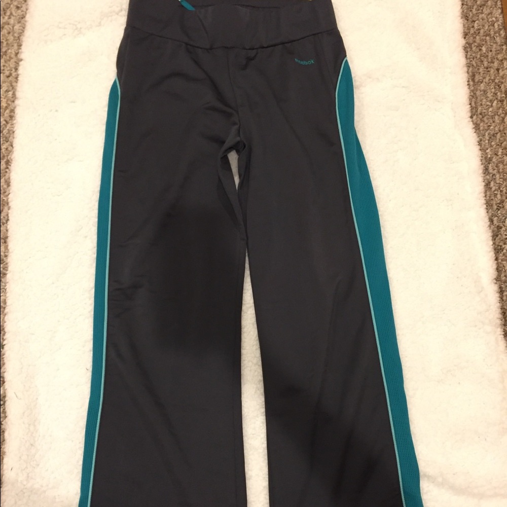 Gray & Blue Reebok Sweatpants